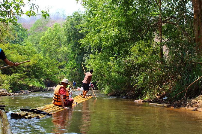 Full Day Chauffeur Driven Tuk Tuk Adventure in Chiang Mai including rafting - Lunch and the bamboo rafting finish