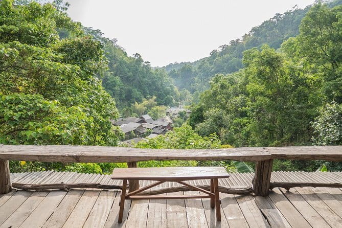 Full Day Elephant Bathing and Bamboo Rafting Tour in Chiang Mai - The waterfall stop and a chance to cool off