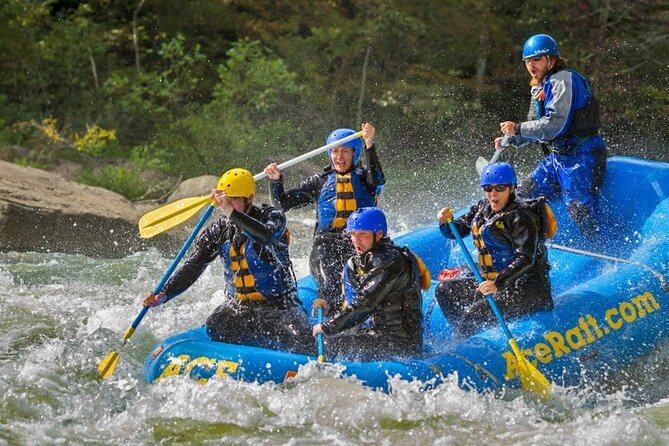 Full Day Fall Lower Gauley Rafting in West Virginia - The hot riverside lunch breaks up the day