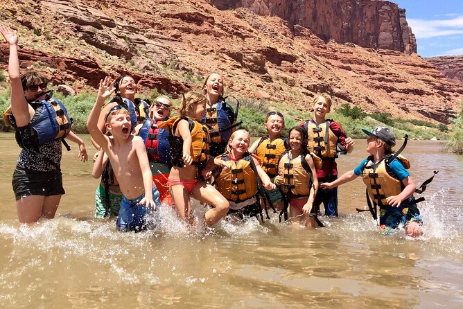 Full day Fisher Towers Rafting - Moab - Onion Creek scenery and the Colorado River
