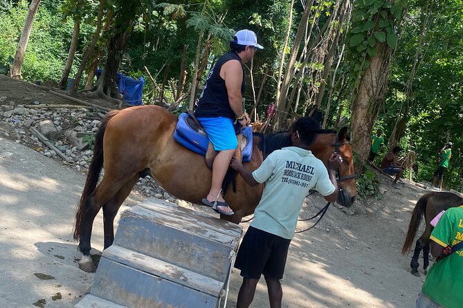 Full Day Rafting, Horse Back Riding and Blue Hole in Jamaica - Who will get the most from this day?