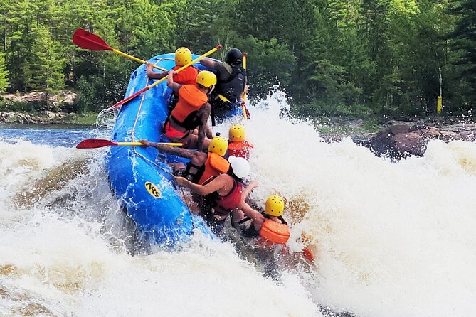 Full day rafting on the Ottawa River - Grade 3 to 5 rapids and changing levels of adrenaline