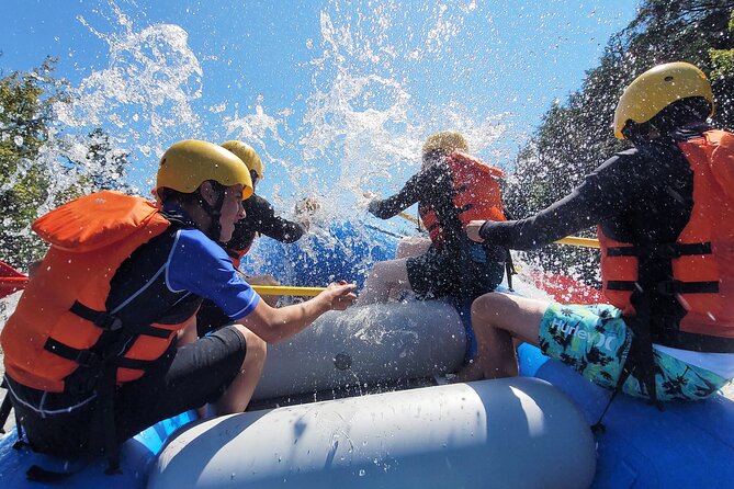 Full day rafting on the Ottawa River - The evening finish at base camp
