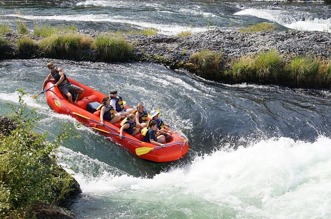 Full Day Whitewater Rafting - Deschutes River - White River rock slides and swimming stops