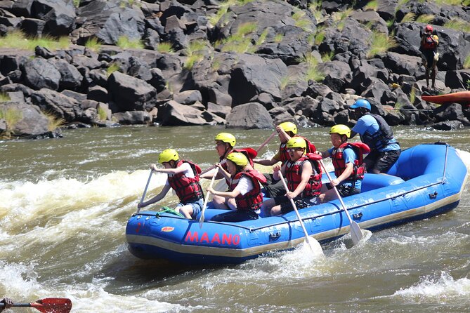 Full Day: Zambezi Whitewater Rafting 1-25 - The safety talk before the first rapid