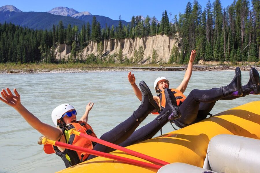 Golden, BC: Kicking Horse River Family Rafting with Lunch - A riverside BBQ after the raft
