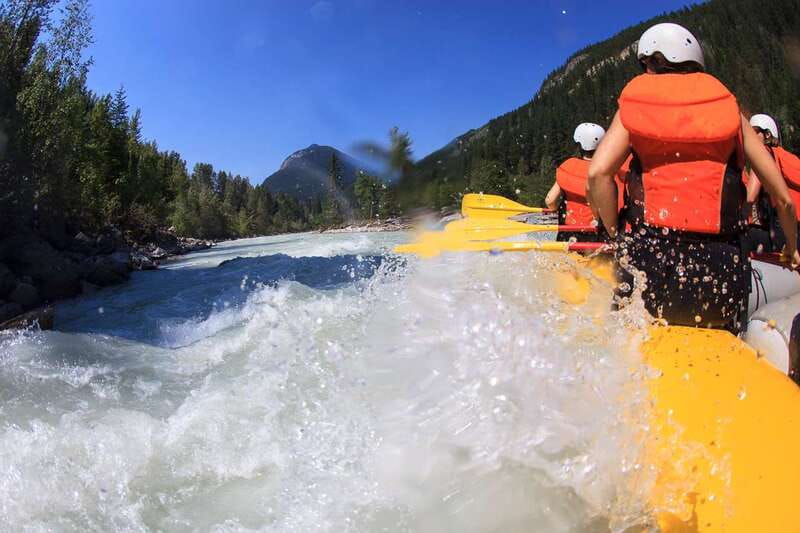 Golden, BC: Kicking Horse River Half Day Whitewater Rafting - A Rocky Mountain rafting trip with real whitewater