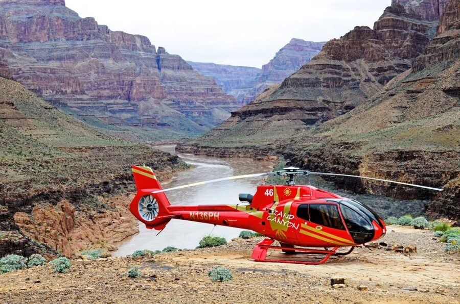 Grand Canyon Helicopter Tour with Black Canyon Rafting - Seeing Hoover Dam and Lake Mead from the helicopter