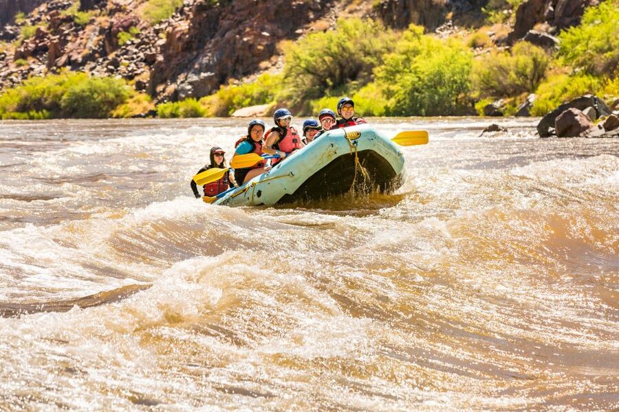 Grand Canyon West: Self-Drive Whitewater Rafting Tour - Travertine waterfalls and side-canyon stops