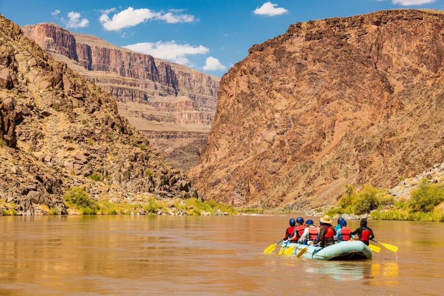 Grand Canyon West: Self-Drive Whitewater Rafting Tour - A quick boxed lunch in the canyon