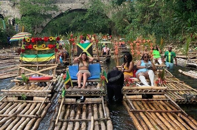 Great River Bamboo Rafting & Limestone Massage at Lethe Jamaica - The Jungle Socks limestone foot massage