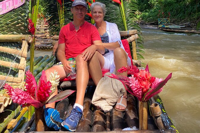 Great River Rafting - Limestone Foot Massage and ATV Rides From Montego Bay - A slow ride on a 30-foot bamboo raft