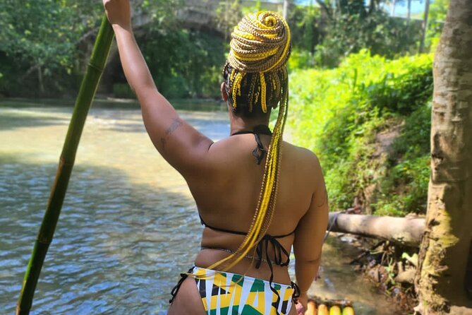 Great River Rafting Tour With Limestone Body Massage From Negril - A Slow Ride on a 30-Foot Bamboo Raft