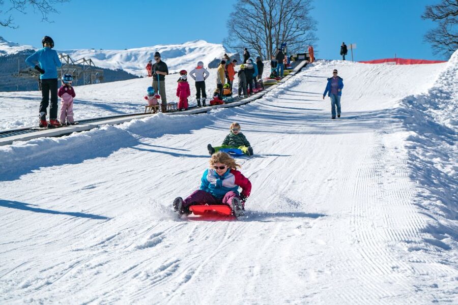 Grindelwald: Sledding at Bodmi Arena - Why the 6,000-square-meter size works for families