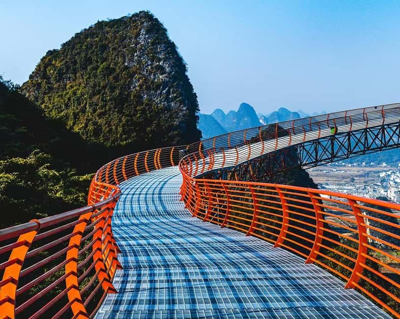 Guilin: Cave, Yulong Rafting, Glass-bottomed skywalk & Show - One day, four very different Guilin experiences