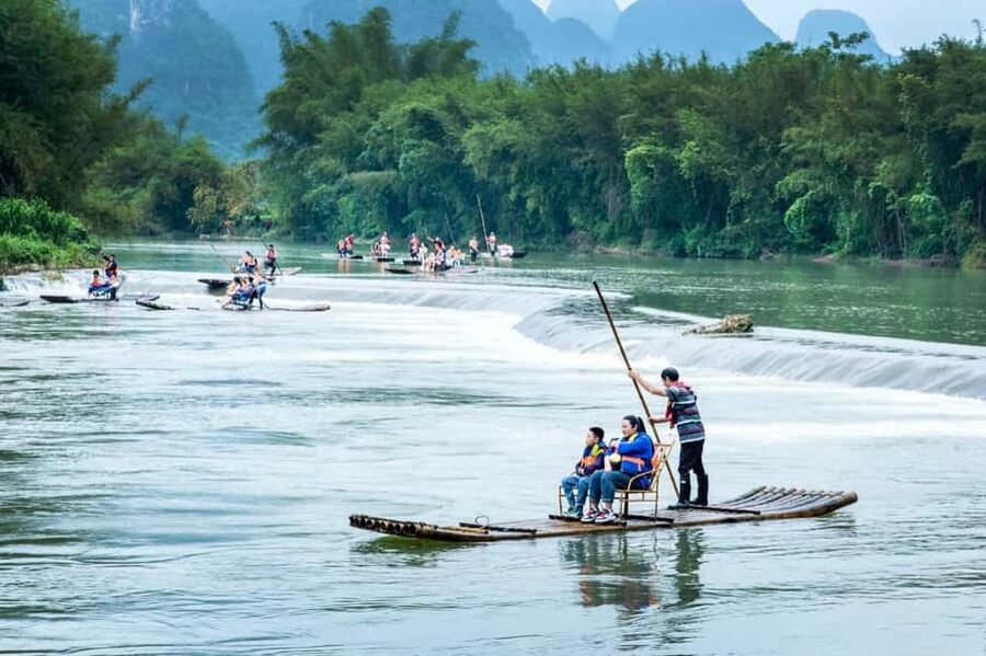 Guilin: Cave, Yulong Rafting, Glass-bottomed skywalk & Show - Impression Liu Sanjie: a performance shaped by nature