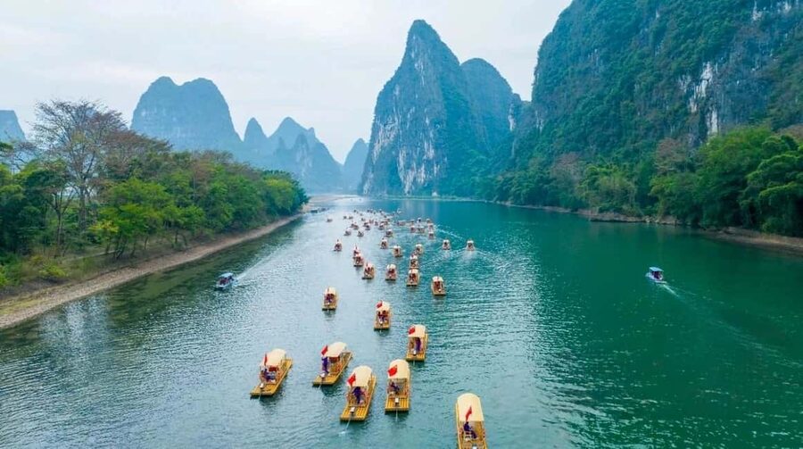 Guilin Yangshuo: Full-Day with Silver Cave & Bamboo rafting - Ten Mile Gallery gives the day an open-air pause