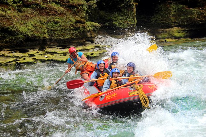 Half Day, Grade 5, White Water Rafting on the Rangitikei River - Getting kitted out for cold water