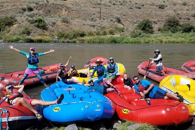 Half-Day Guided Whitewater Rafting - Deschutes River - Canyon views and cooling stops