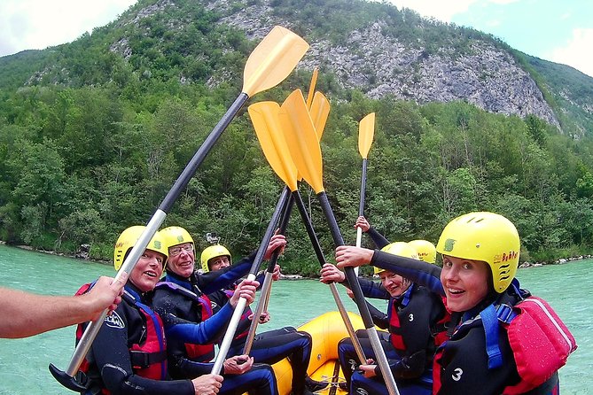 Half Day Rafting On Soca River - Getting fitted with whitewater gear