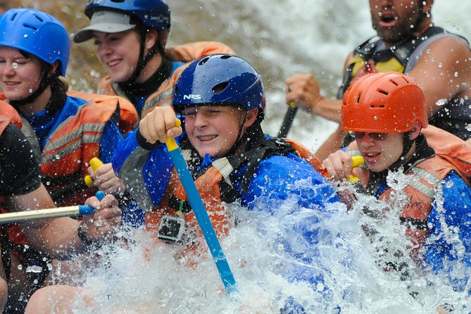 Half-Day Royal Gorge Whitewater Rafting Adventure Cañon City CO - Getting equipped for cold, forceful water