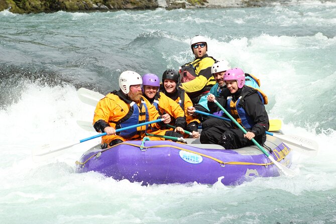Half Day Two Canyon Six Mile Creek Whitewater Rafting - The briefing and the cold-water swim