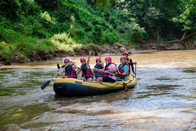 Half Day Visit and Whitewater Rafting Adventure - Changing clothes before meeting the elephants