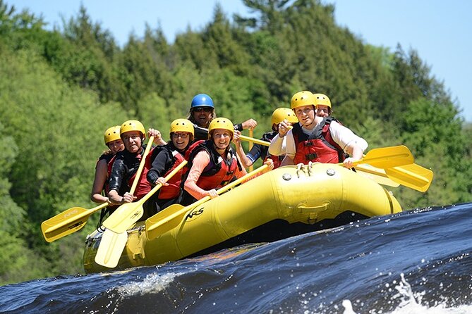 Half-Day White Water Rafting on the Rouge River - Arriving at the base camp near the Ontario border