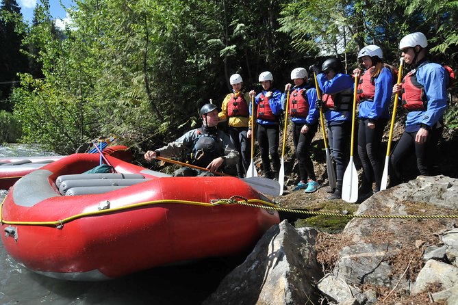 Half-Day Whitewater Rafting in Revelstoke - Meeting at the Regent Hotel and getting fitted out