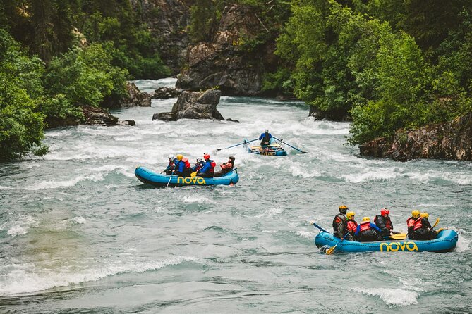 Hope, Alaska: Six Mile Creek 2 Canyon Whitewater Rafting - The swim test is part of the experience