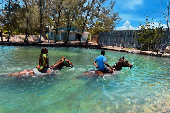 Horseback Ride n Swim & Bamboo Rafting With Limestone Massage - Scotchies and a proper Jamaican food stop