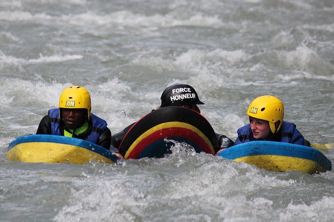 HYDROSPEED LA PLAGNE - Descent of the Isère (1h30 in the water) - The descent: roughly 75 to 90 minutes on the river