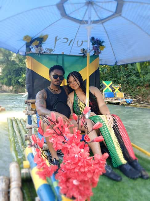 Jamaica Bamboo Rafting Experience with Limestone Massage - A gentle ride on the Great River