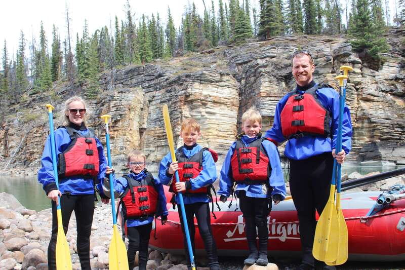 Jasper: Canyon Run Family Whitewater Rafting - Athabasca Canyon makes the gentle rapids worthwhile