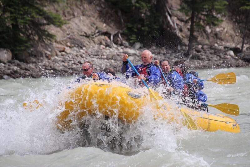 Jasper National Park: 2-Hour Whitewater Rafting - A possible swim in water that is truly cold