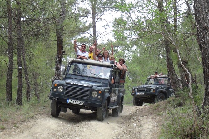 Jeep and Buggy Safari in Manavgat with Zipline and Rafting - The 4x4 ride through pine forests and dusty tracks