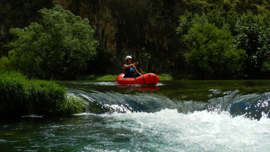 Kaštel Žegarski: Zrmanja River Packrafting - Arriving at Raftrek’s Kaštel Žegarski base