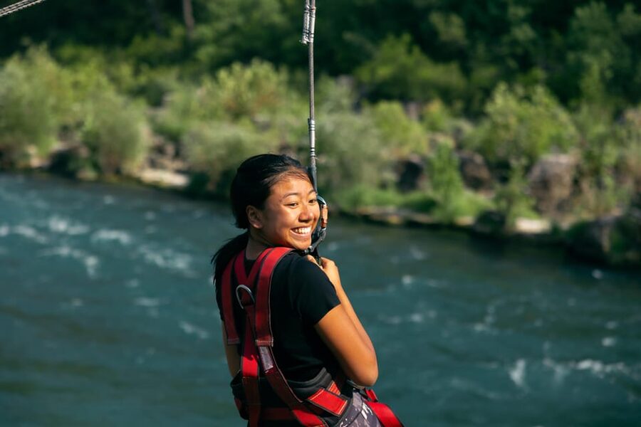 Kemer: Private Rafting, Zipline, Quad or Buggy w/ Lunch - A river lunch with a practical pause