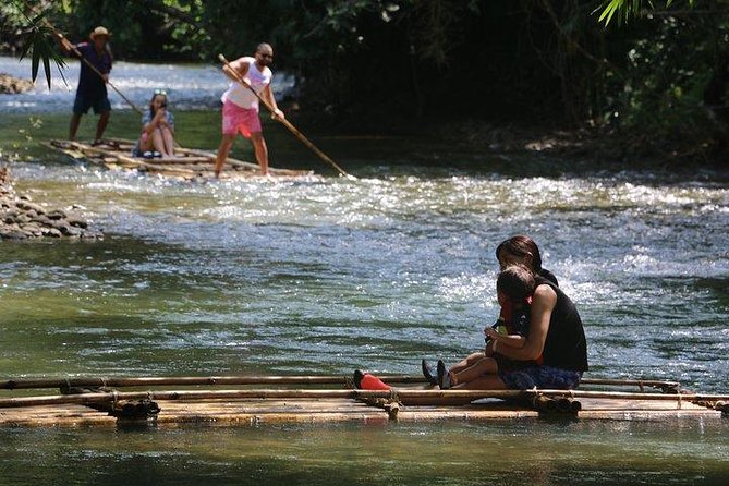 Khao Lak: Bamboo Rafting & Sea Turtle Conservation Center - One hour on a bamboo raft