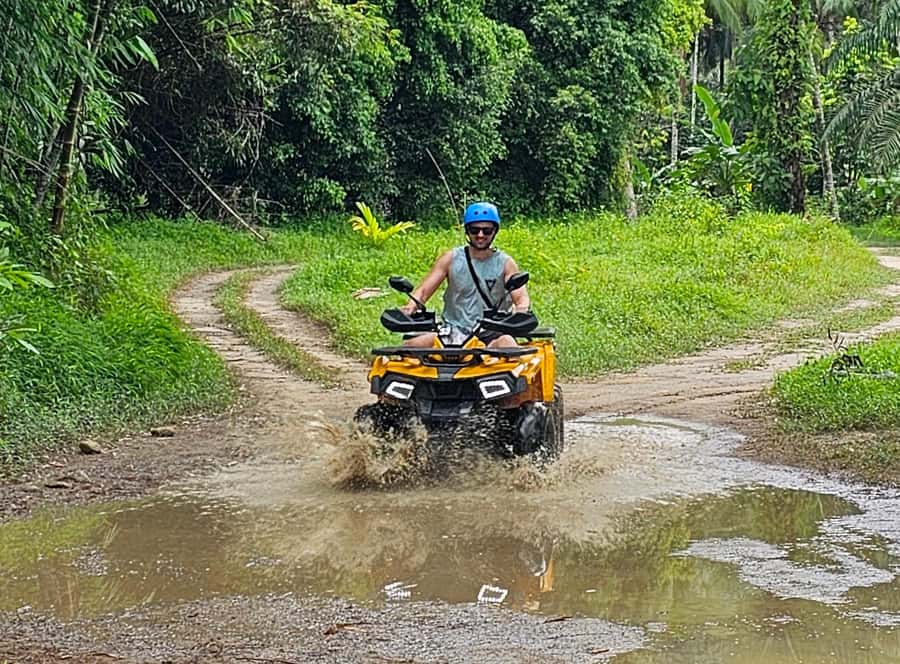 Khao Lak: Private Day Tour with Bamboo Rafting, ATV & Turtle - Bamboo Rafting Through Khao Lak’s Rainforest