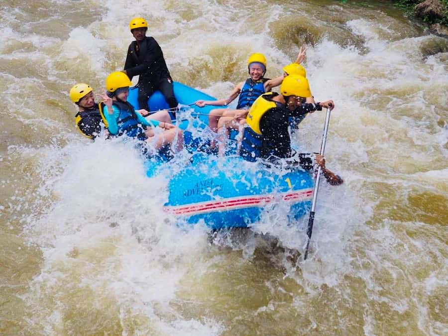 Khao Lak: Rafting, ZipLine, Lunch Buffet ,ATV Options Trip - Tea, snacks, and a practical start