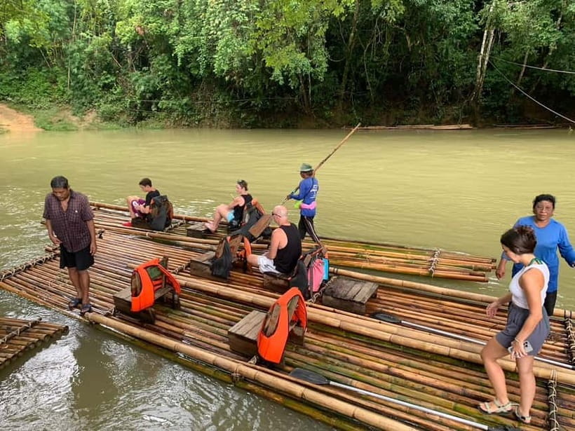 Khao Sok: Bamboo Rafting Tour with Scenic River Views - Swimming in clear river water
