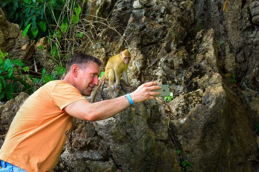 Khao Sok: Elephant Rescue Center with Lunch & Bamboo Rafting - Bamboo rafting on the Sok River