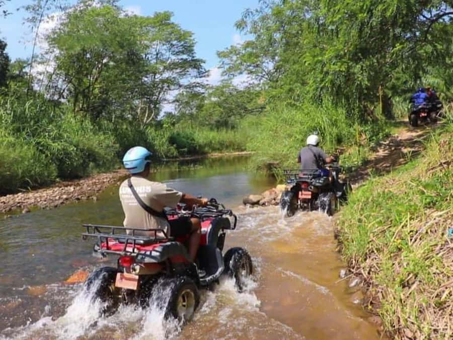 KhaoLak:ATV, ZipLine, & Rafting Adventure Monkey Cave Temple - What the $93 price includes