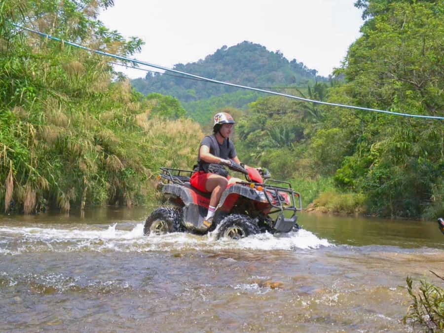 KhaoLak:ATV, ZipLine, & Rafting Adventure Monkey Cave Temple - Practical preparation for an active day