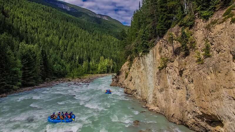Kicking Horse River: Whitewater Rafting Experience - Learning the Commands on Calmer Water