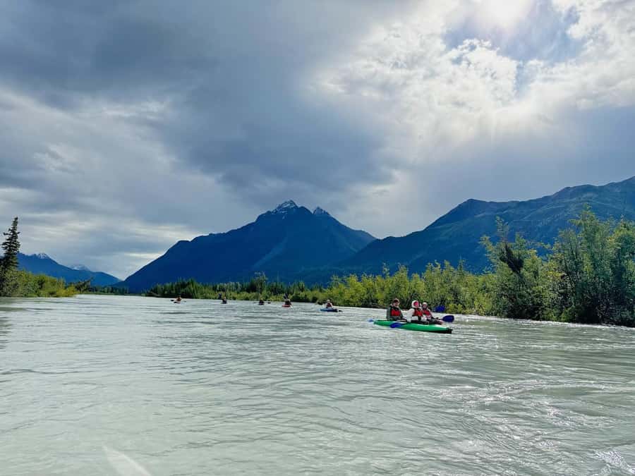 Knik River Lazy River Float Trip - Meeting at Reflections Lake and riding to the launch