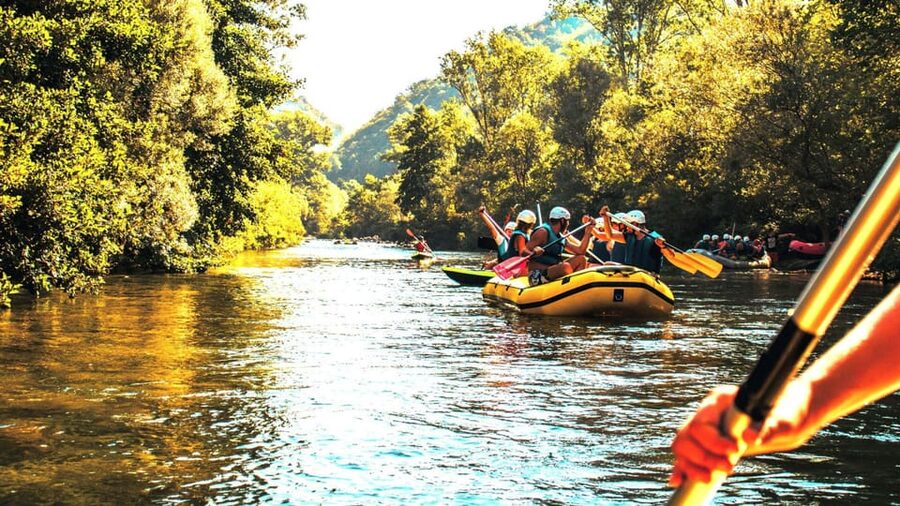 Köprülü Canyon Adventure, Rafting, Zipline, Canyoning 3 in 1 - The first 7 km of rafting