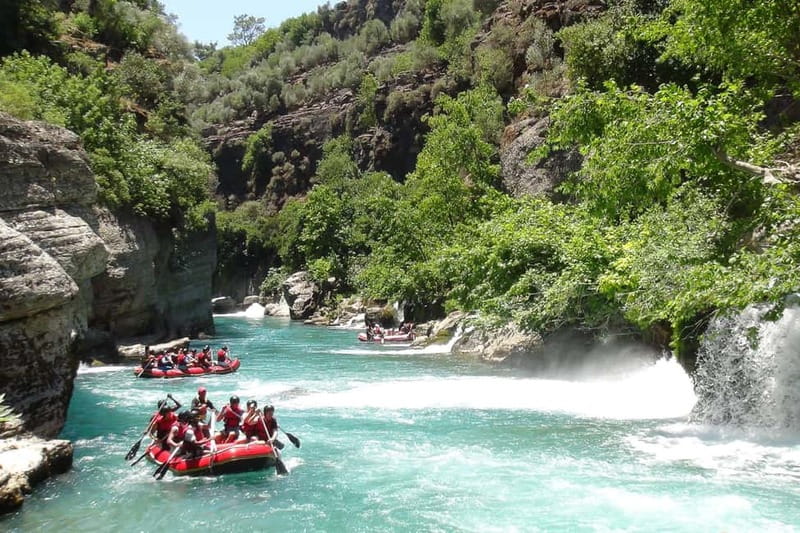 Koprulu Canyon Rafting and Canyoning incl. Lunch w/Transfer - Key points at a glance