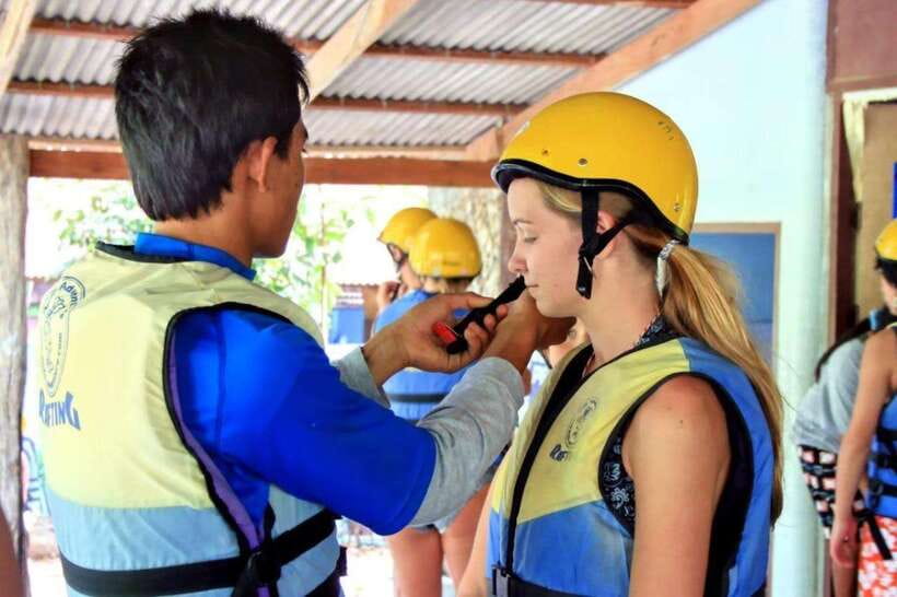 Krabi: 5km Rafting and Waterfall Tour - What happens at the Phang Nga Bay rafting base